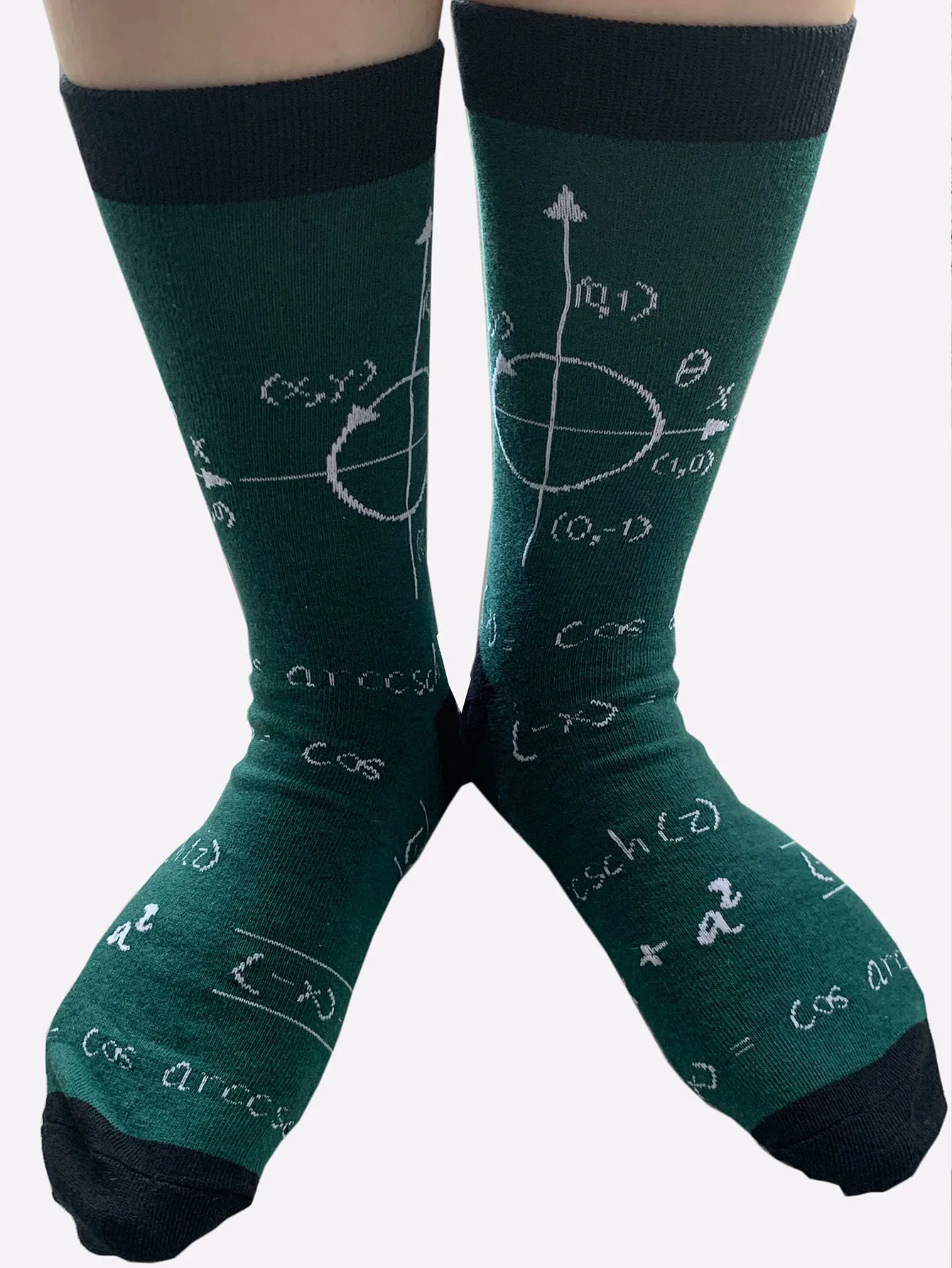CHAOZHU donne College Style Equation divertenti studenti calzini regalo donna uomo Unisex cotone maglia moda Street Snap Socks
