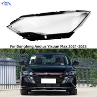 For Dongfeng Aeolus Yixuan Max 2021 2022 2023 Auto Accessories Polycarbonate High Gloss Fully Transparent Headlights Lamp Lens