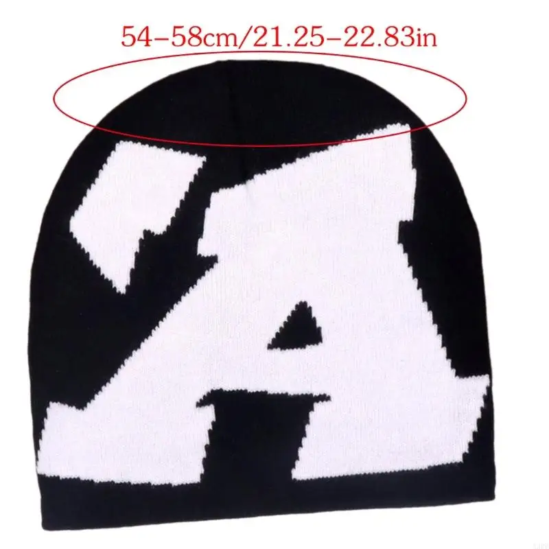 Trendy Acrylic Hip Hop Winter Warm Hat Comfortable Stretch Design