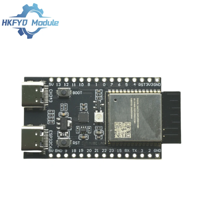 ESP32-C6-N4 N8 N16 مجلس التنمية ESP32-C6 الأساسية مجلس WiFi6 بلوتوث متوافق مع نانو اردوينو زيجبي