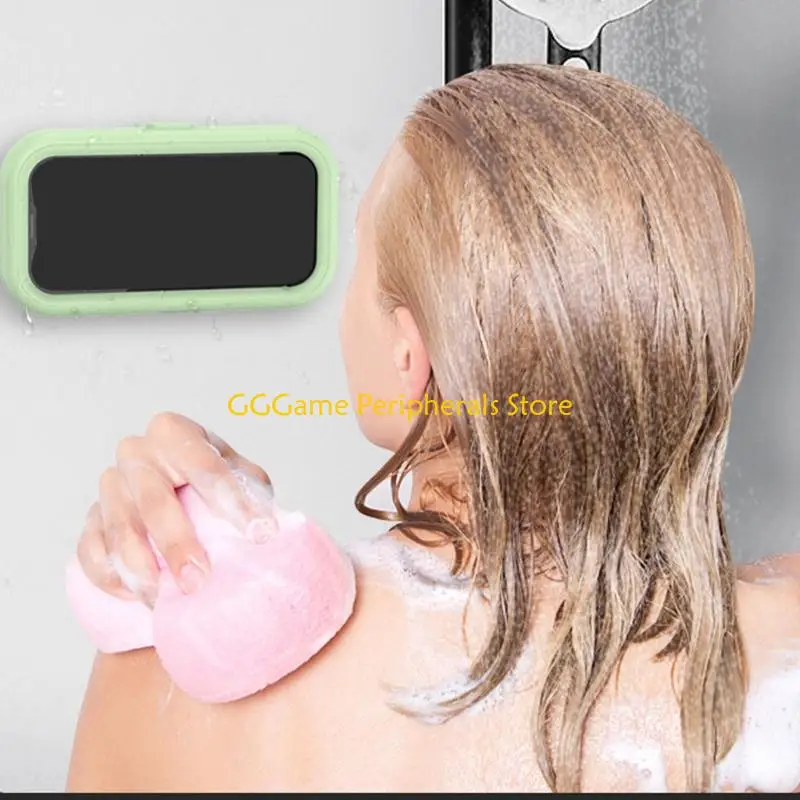 

U55B Waterproof Phone Holder For Shower Adjustable Rotating With Strong Suction Cup Bathroom Smartphone Case for 4.7-6.8 Inch