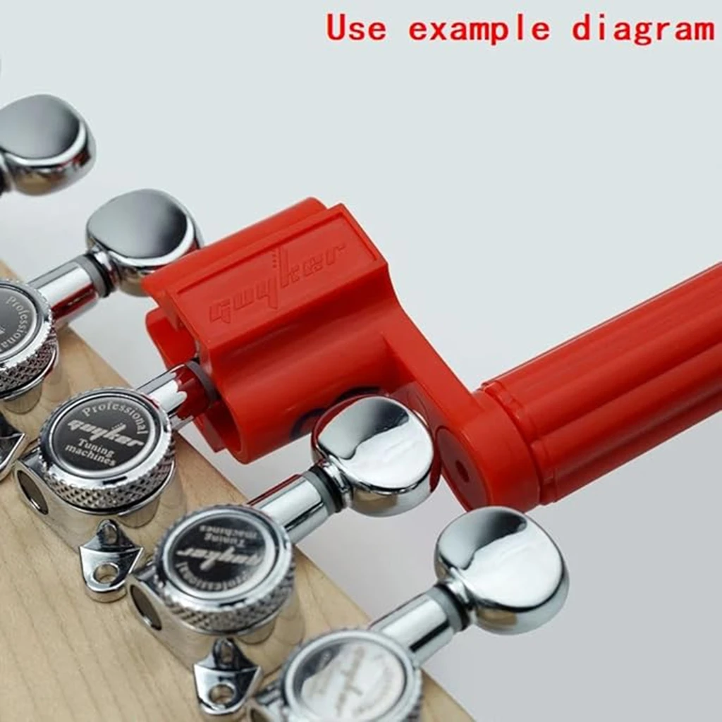 GUYKER 4-in-1 Guitar String Winder Roll Peg Puller Bridge Pin Remover Tool for Acoustic Electric Guitars - Guitarist Essential view 4