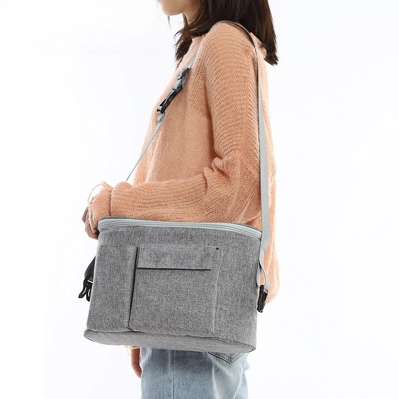Baby Stroller Organizer Bag Large Capacity Multi-Pocket Hanging Bag Universal Storage Bag for Diaper Bottle Baby Essentials