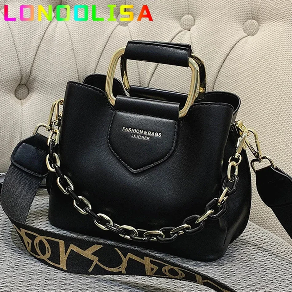 Bolsos cruzados pequeños de cuero PU de lujo para mujer con asa corta, bolsos de hombro y bolsos de mano clásicos de moda informal