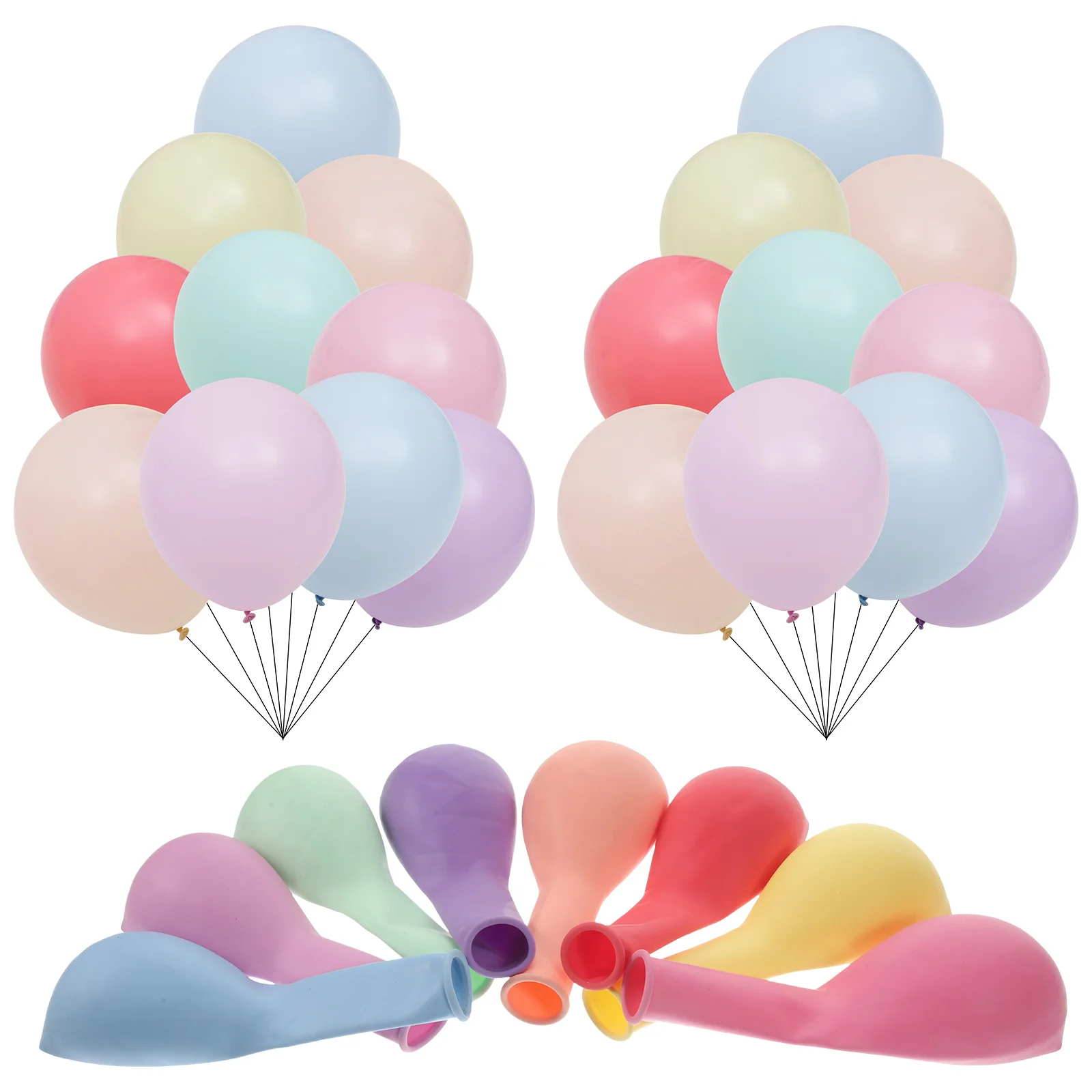 

120Pcs Macaron Balloons Colorful Latex Party Supplies Birthday Wedding Balloon Decorations Party Balloons Decorations Kit