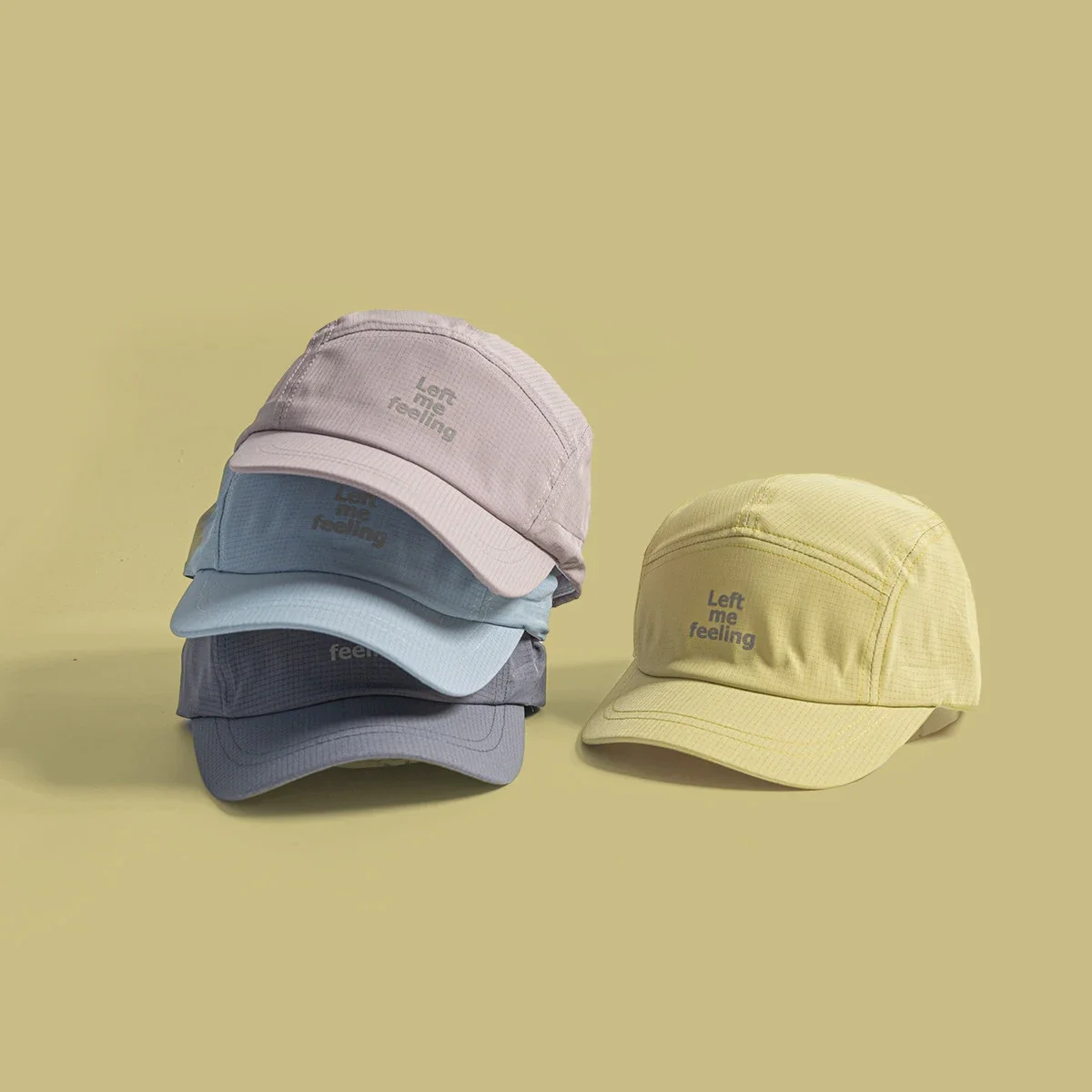 Korean - style Small - checkered Printed Quick - drying Fashionable Colorful Baseball Cap with Curved Brim