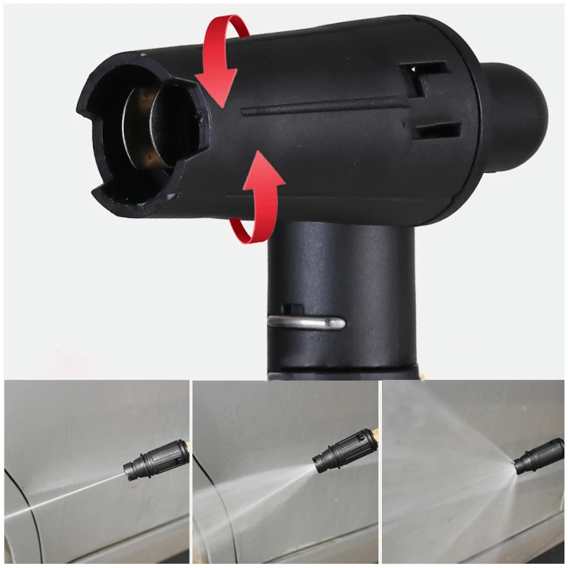 High Pressure Water Gun 360 Degree Rotating Nozzle Can Be Fanned Or Straight Water Jet For Washing Car for Karcher Lavor Series