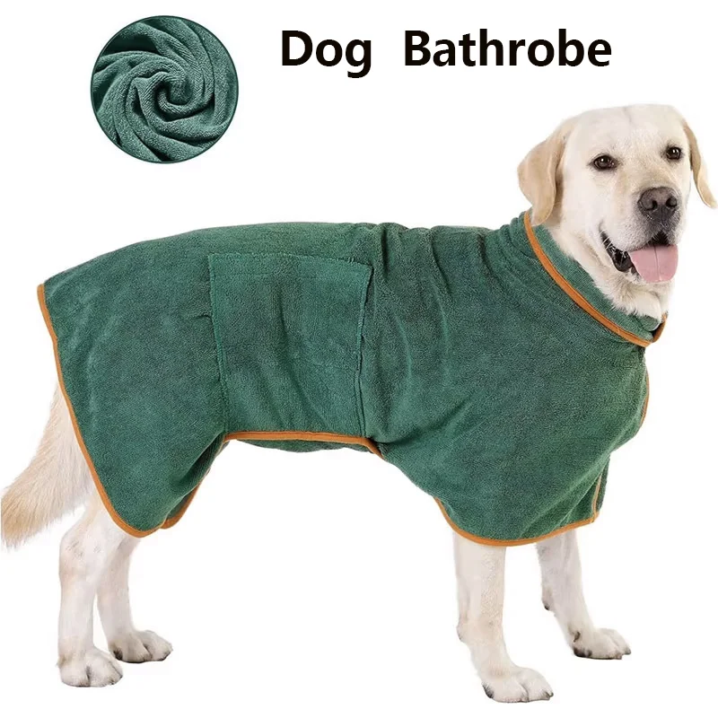 

Впитывающий халат для домашних животных, быстросохнущее полотенце для собак для больших и маленьких собак, банный халат для кошек, чистые товары для домашних животных