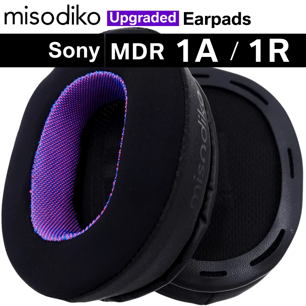 Misodiko ulepszone pod kątem poduszki nauszne zamiennik dla słuchawek Sony MDR-1A 1ADAC 1ABT, MDR-1R 1RMK2 1RNC 1RBT
