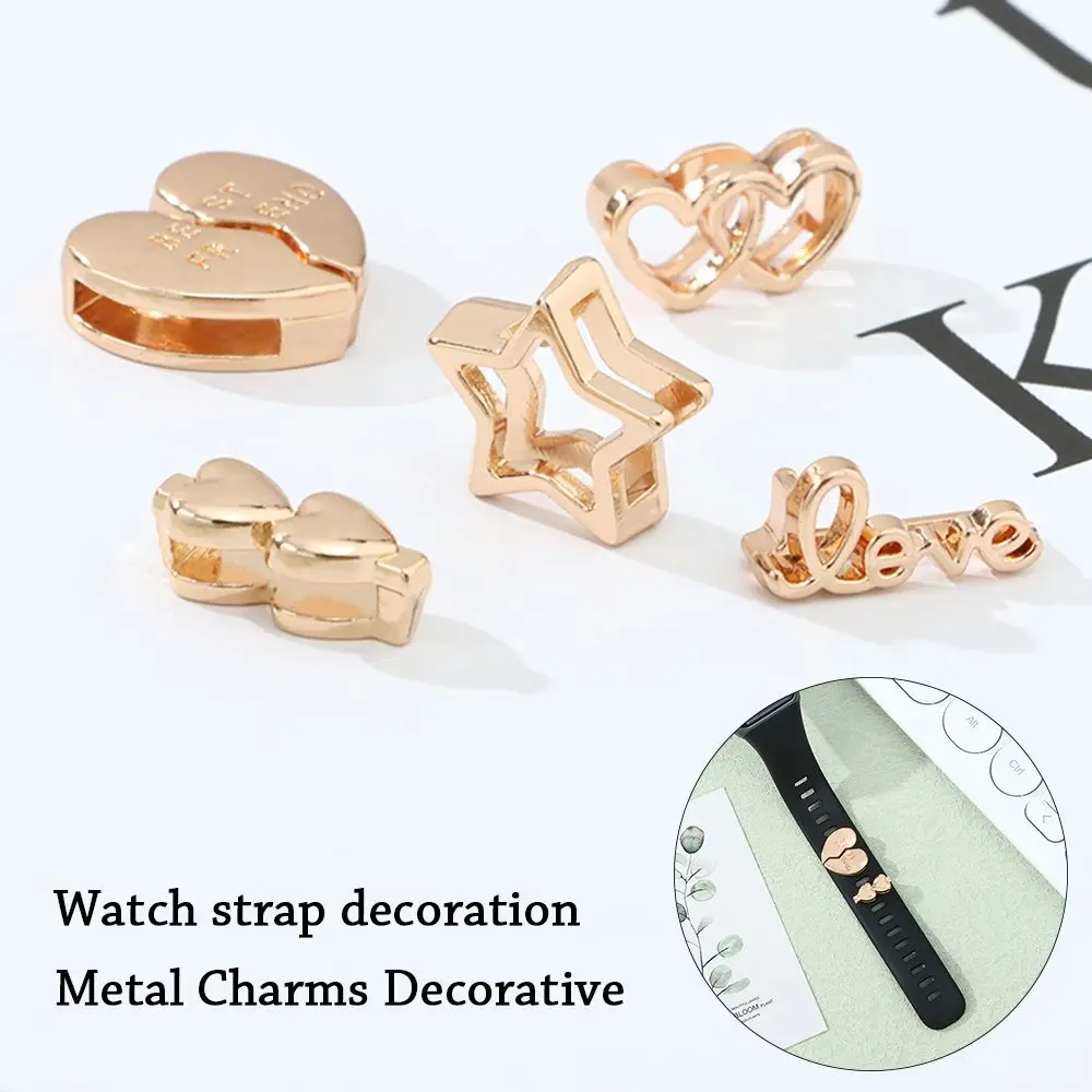 Wearable Devices Nails Bracelet Metal Charms Decorative Wristbelt Charms Decorative Ring Watch Band Diamond Ornament