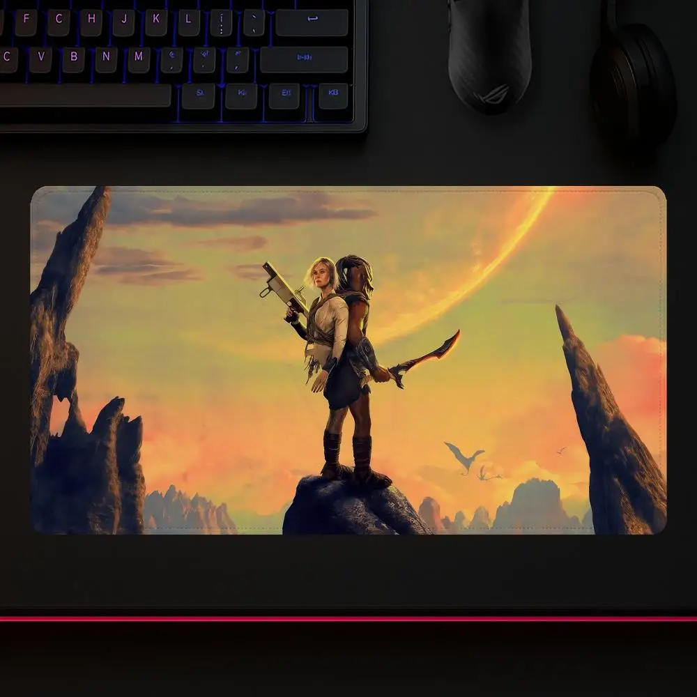 المفترس Badlands ماوس الوسادة ماوس ألعاب سرعة لوحة المفاتيح مكتب عدم الانزلاق مكتب Pad120x60 سنتيمتر الكمبيوتر السجاد الموسعة