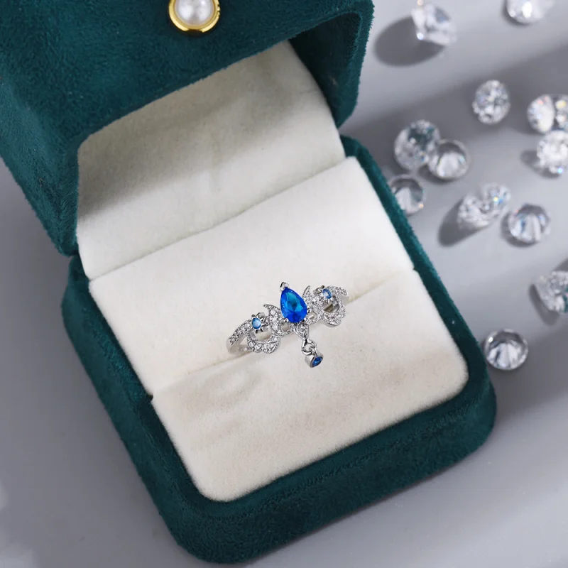 Anello originale God Fu Carlos dea dell'acqua Fu Fu fan originale cos accessori periferici anello di impressione bidimensionale