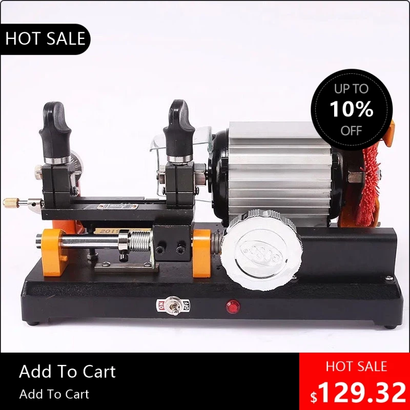 08170 NEW 2ASA Horizontal Key Copy Machine 220V Manual Knife Key Cutting Machine Key Duplicate Machine Useful