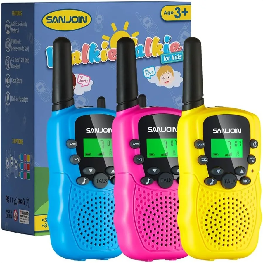 

Walkie Talkies for Toys for Boys Girls 46 iles Range Walkie Talkie to Camping Outdoor 4 Year Old Girl Birthday Gifts for 3 4 5