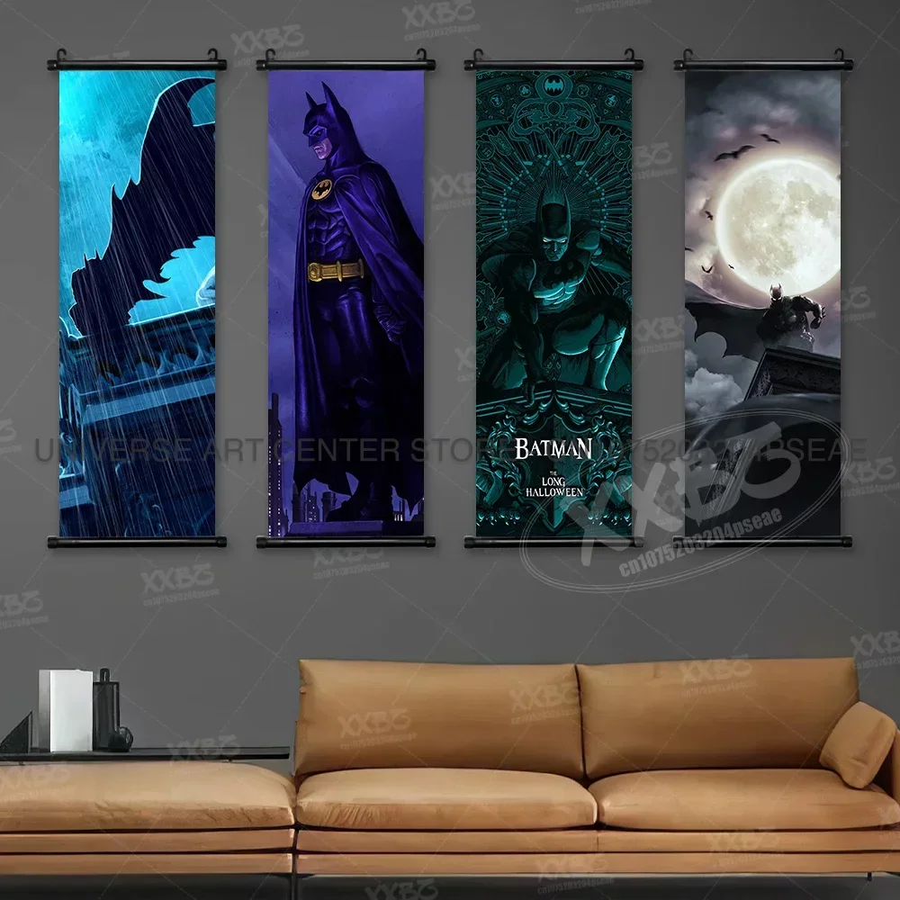 Batman Movie Dark Knight Posters Bruce Wayne Home Decor Dawn Of Justice Hanging Paintings Catwoman Wall Artwork Scrolls Pictures