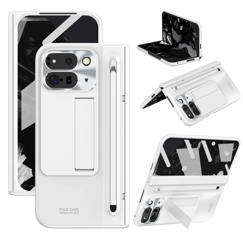 For Google Pixel 10 9 11 Pro Fold Case With Hinge Protection & Stylus Pen & Foldable Bracket & Screen Protector PhoneCover Shell