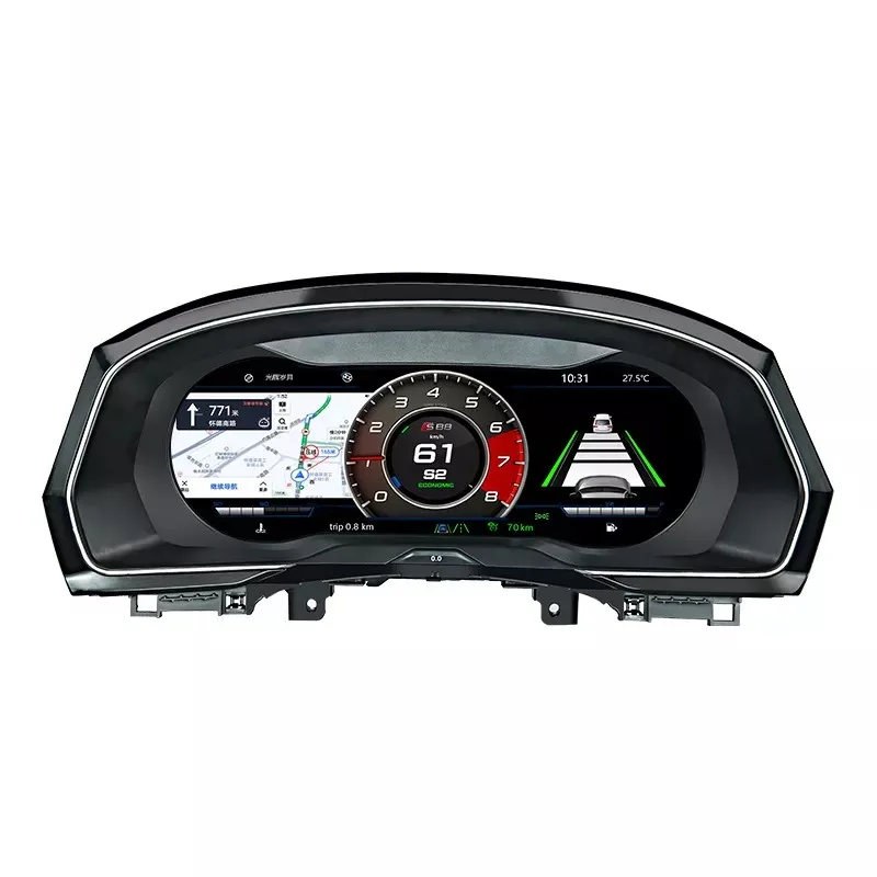 12.3 Inch Digital Instrument Linux System Car Cluster For VW Passat 2015-2020 Speedometer Auto Meter