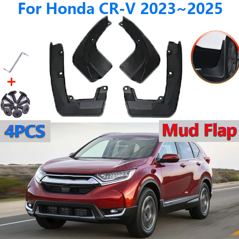 

Автомобильные аксессуары для Honda CR-V CRV CR V 2023 2024 2025 RS, брызговики, автомобильные брызговики, передние и задние колеса, крыло