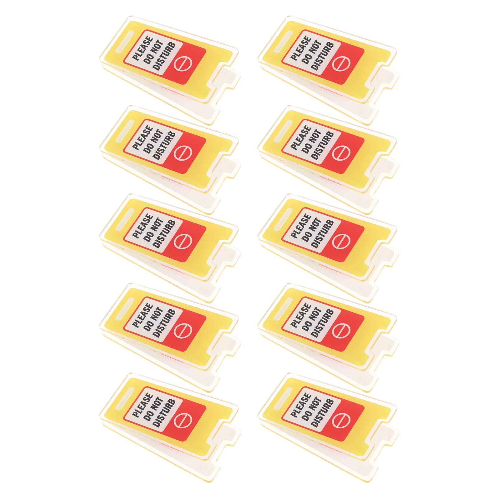 

10 Pcs Note Folder Base Memo Clips Desk Sign for Employees Signs Humorous Office Decor Desktop Holder