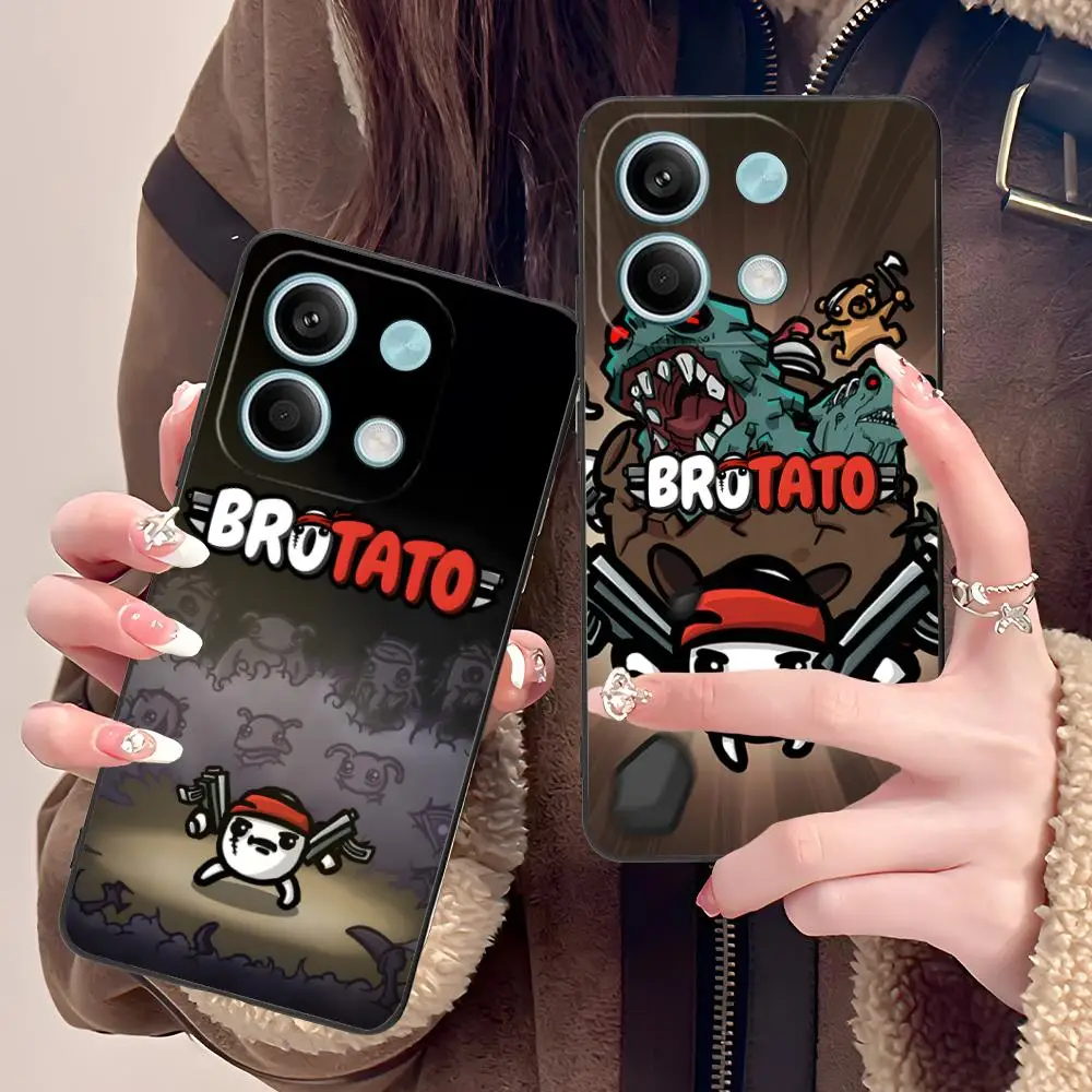 

Чехол для мобильного телефона Brotato Game для POCO M6 M5 M4 M3 X7 X6 X5 X4 X3 F6 F5 F4 Pro GT 5G с цветной печатью, красивый чехол для смартфона