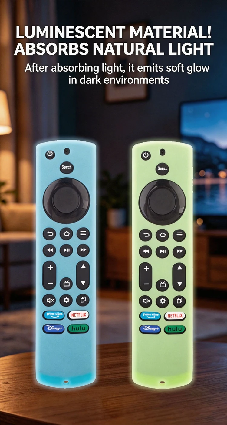 Silikon-Fernbedienungshülle für 2023 Fire TV Stick 4K Max 2. Generation/Fire TV Omni Series/Fire TV 4-Series Fernbedienung Toshiba/Insignia Fernbedienungsabdeckung – Detail 10