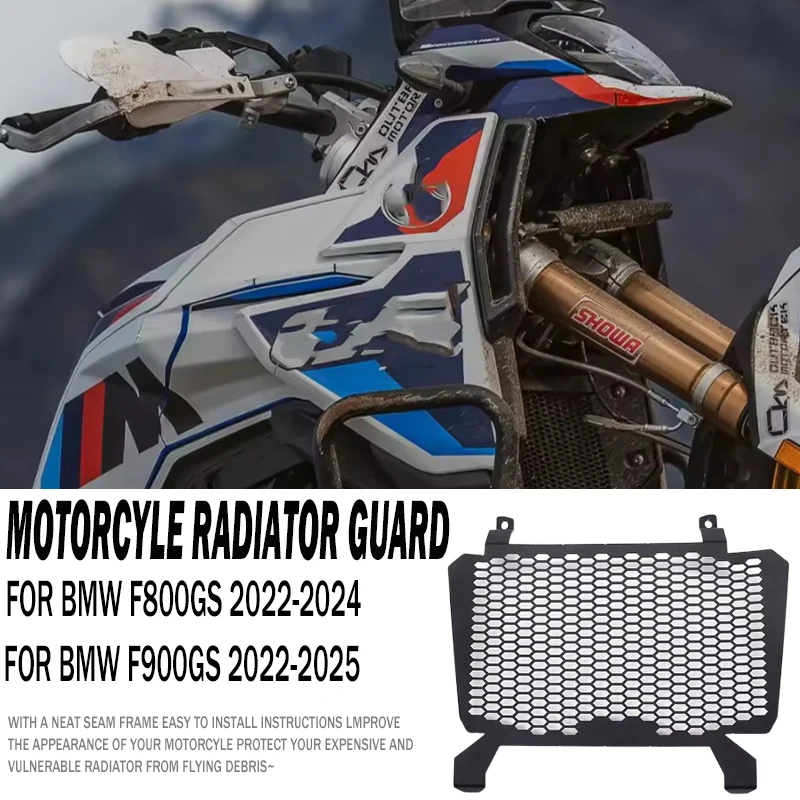 

Radiator Guard For Bmw F800GS F800 GS F900GS F900 GS ADV Adventure 2022-2024 Motorcycle Radiator Grille Guard Protector Cover