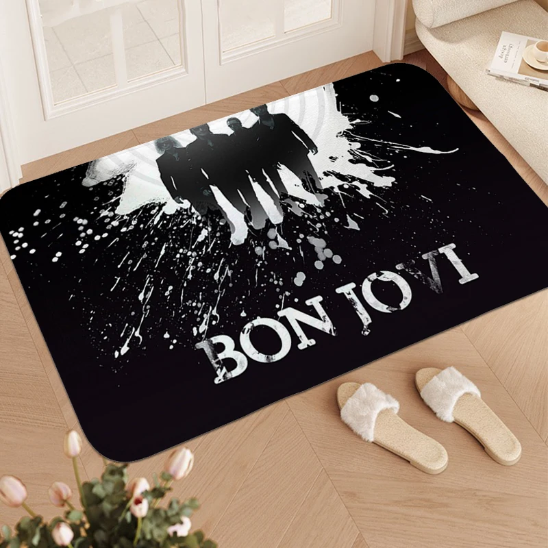 Custom Rug A-Bon-Joviss Aesthetic Kitchen Entrance Door Mat Funny Doormat Room Decorating Items Room Floor Carpets Bathmat