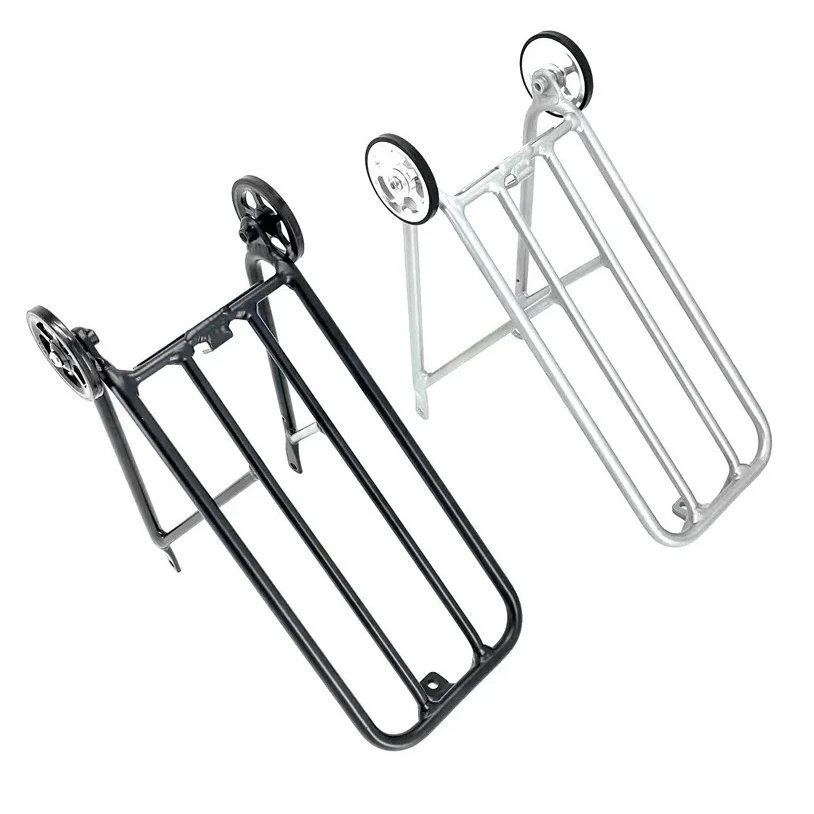 

Folding Bike Standard Rear Racks Aluminum Alloy Bicycle Luggage Carrier Rear Cargo Rack