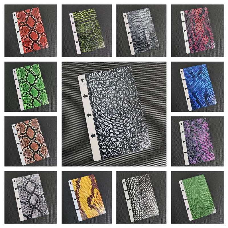

50 шт. 3D-пленка с тиснением для защиты задней панели, универсальная пленка для режущих машин, декоративная пленка из ПВХ