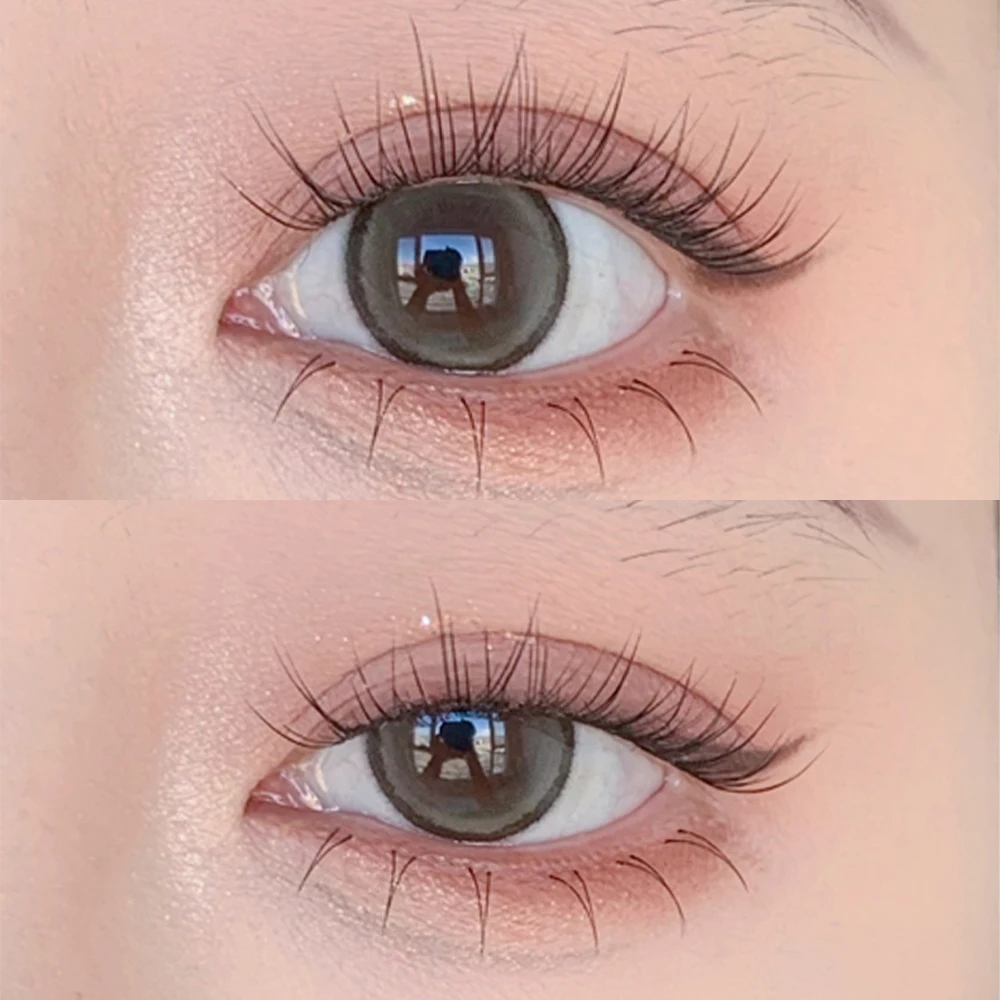 1 pudełko segmentowe rzęsy z rybim ogonem indywidualny klaster rzęs naturalne przedłużanie rzęs sztuczne rzęsy narzędzia do makijażu