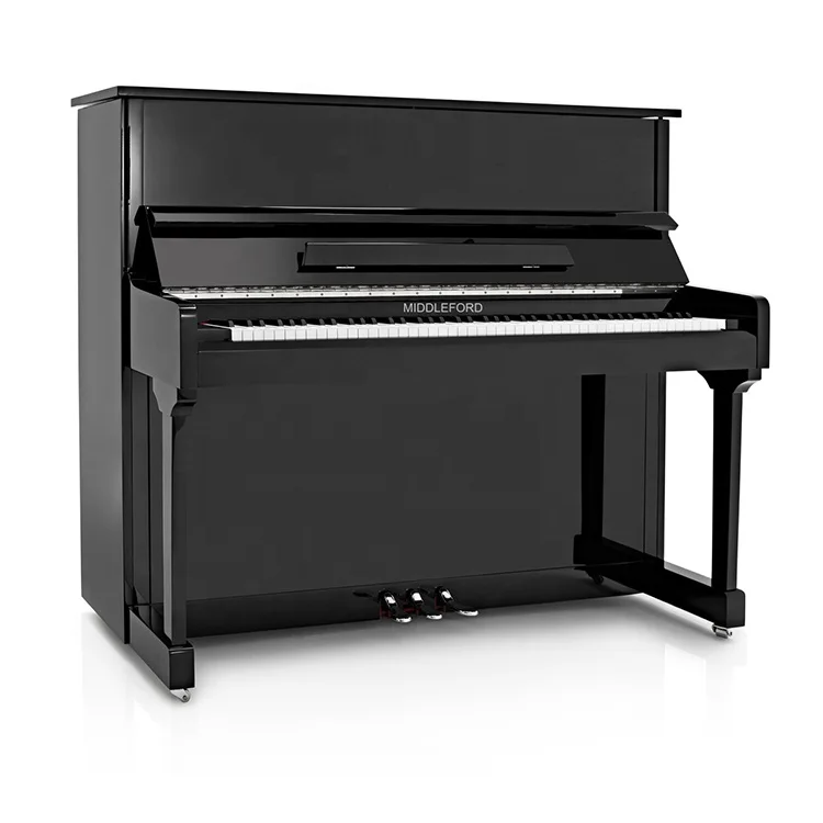 Middleford Acoustic Upright Piano UP-121E With Chrome Metal Parts