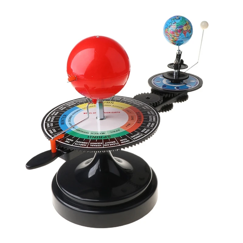 

Solar System Three Globes for Sun Earth Moon Orbital Planetarium Model Astronomy Demo Student Children Education Teaching Tool