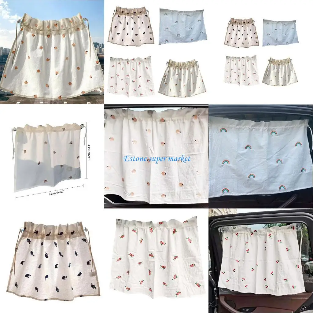 

090B Baby Car for Sun Shade Curtain Suction Cup Auto Interior Window Sunshade Protect