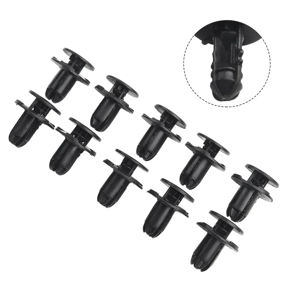 10x houderclips Eenvoudig te installeren Duwclips Klinknagels Bevestiging voor Hyundai i30 1420608250 B 865952 T500 Onderdeelnummers