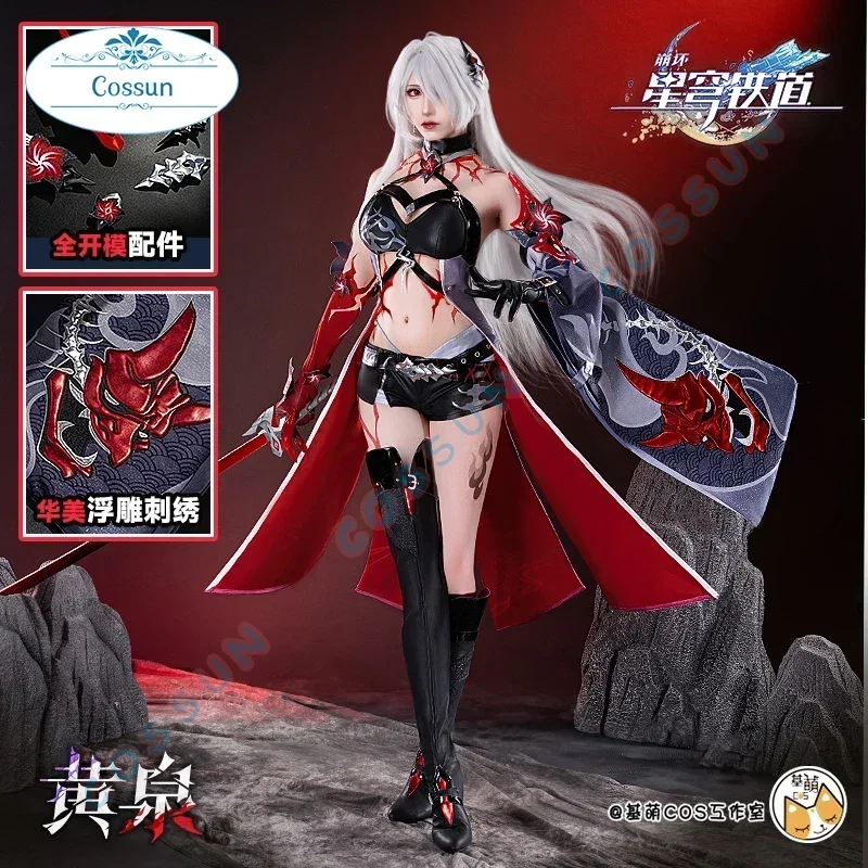 

COSSUN New Acheron Cosplay Costume for Halloween Christmas Festival Comic Con Game Anime Fashionable and Beautiful Roleplaying C