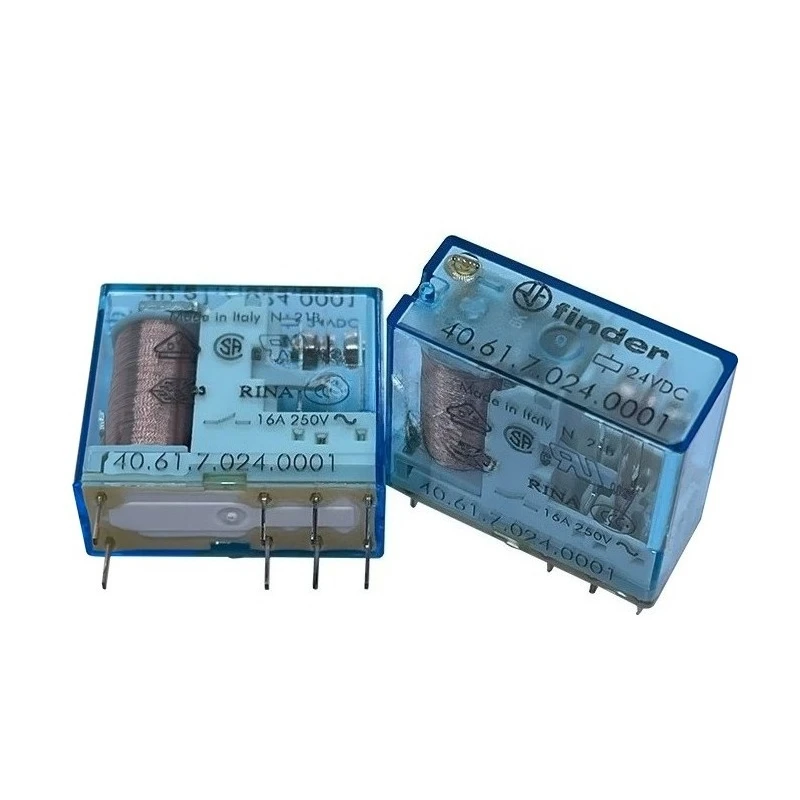 2pcs Finder Intermediate Relay 40.61.7.024.0001 24VDC 40.61S 40.61.7.024.4001 24VDC