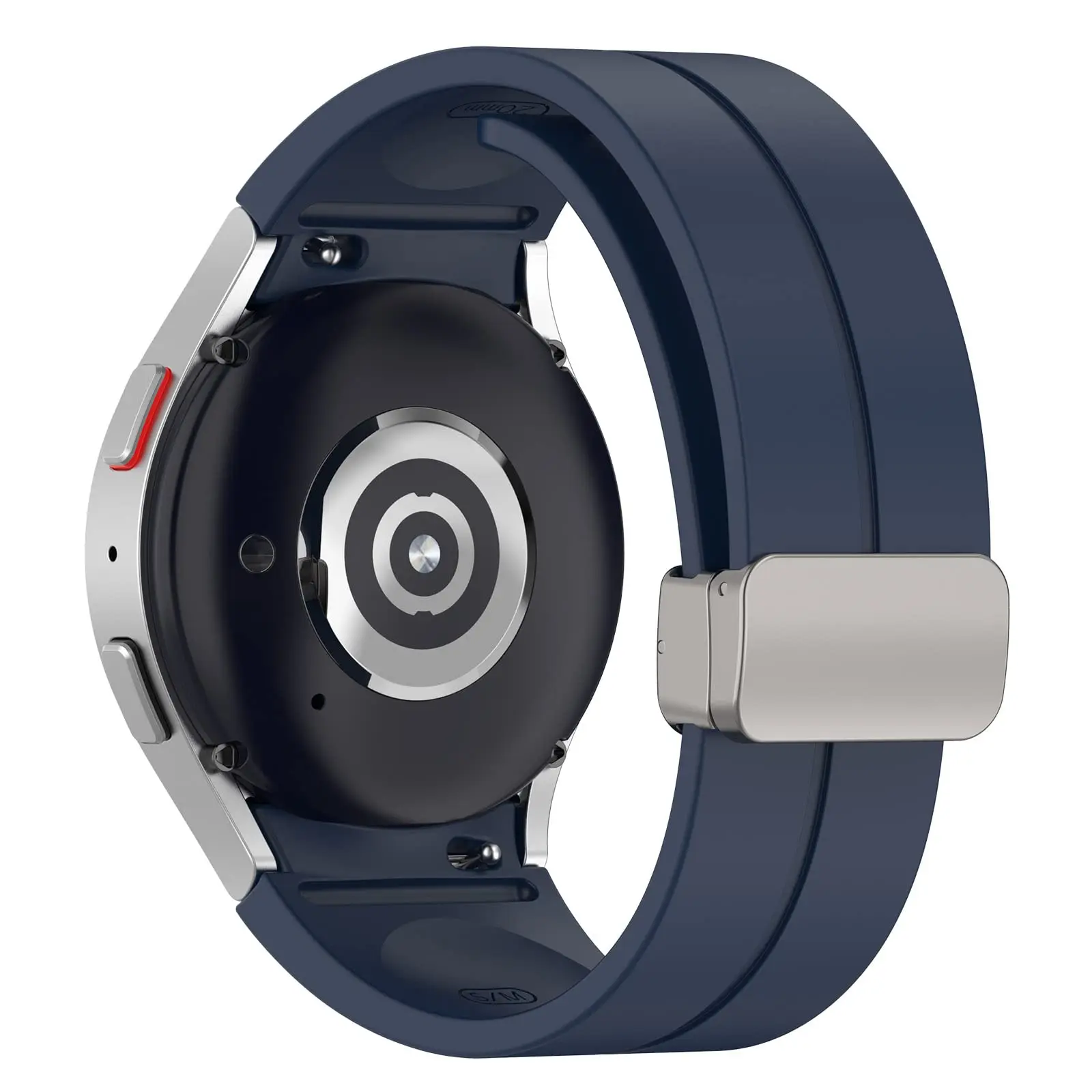 Original Silikonarmband für Samsung Galaxy Watch 7 6 5 4 44 mm 40 mm Watch5 Pro 45 mm Magnetschnalle Band Watch6 Classic 43 mm 47 mm – Detail 3