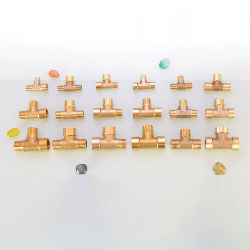 Pneumatic Brass Pipe Fitting Male-Female Thread Conversion Connect 1/8