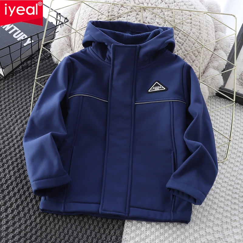 

IYEAL Children's Stormtrooper Jacket 2024 Autumn New Boys' Hooded Jacket Stylish Cool Children's Clothing Windproof Jacket