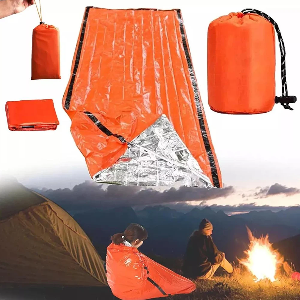 Emergency Sleeping Bag Multifunctional Outoor PE Shelter For Outdoor