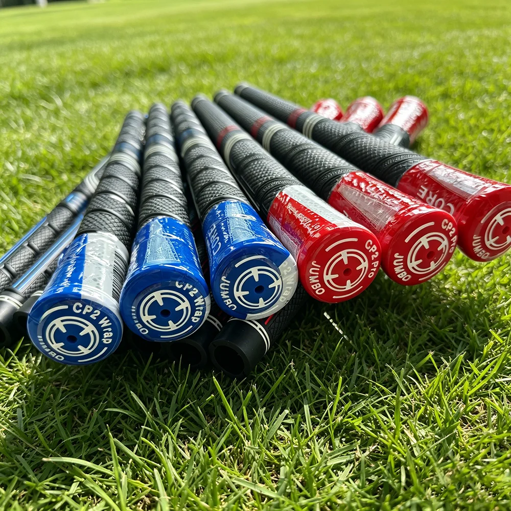 Good Quality CP2 Standard Midsize Jumbo Golf Club Grip Blue Wrap Red Pro Rubber Golf Grip Wood Iron/Fairway Golf Club Grip