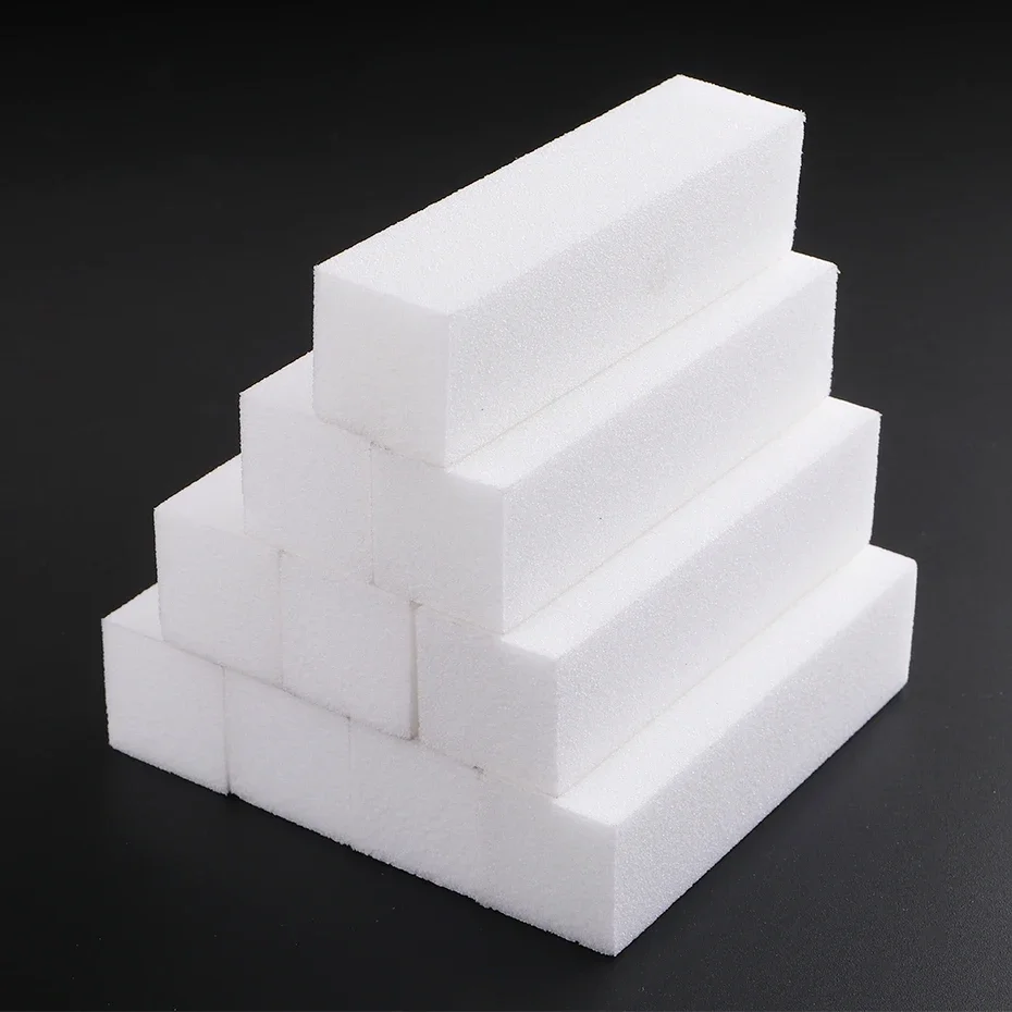 Bloques pulidores para uñas, lima blanca para pedicura, esponja buffer para herramientas de gel, 1/20 piezas 6