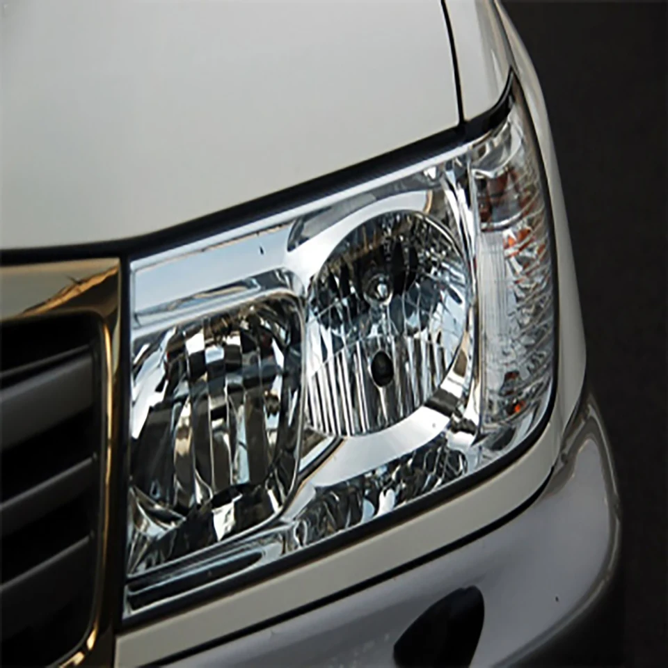 أضواء السيارة الأمامية الزجاج لتويوتا لاند كروزر 2005 2006 2007 غطاء المصباح الشفاف استبدال قطع غيار السيارات عدسة أصلية