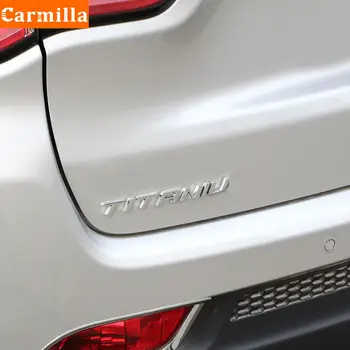卡米拉 3D 金屬鈦合金汽車後備箱標誌鍍鉻貼紙,適用於福特蒙迪歐、金牛座、翼搏、翼虎、銳界、探險者 10 最佳銷售 福特鈦金版 - №5