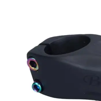 Bicycle Stem Carbon Fiber Stem Labeling Design Pressure-Sensitive for Road & MTB Bike Tainless Steel Screws Carbon Fiber