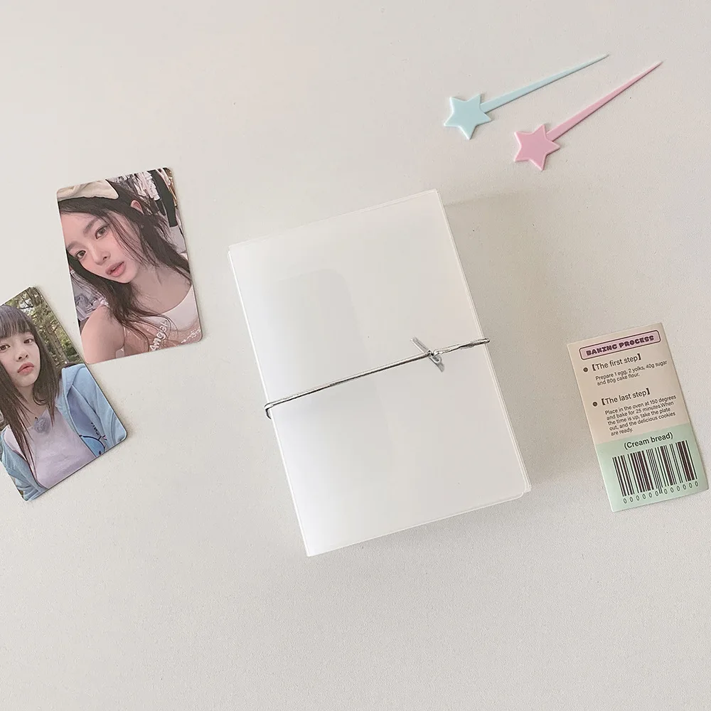 متجمد شفافة الكورية Photocard حامل المعبود صور بطاقة صورة معرف صورة Photocard الإطار الكورية نمط واضح