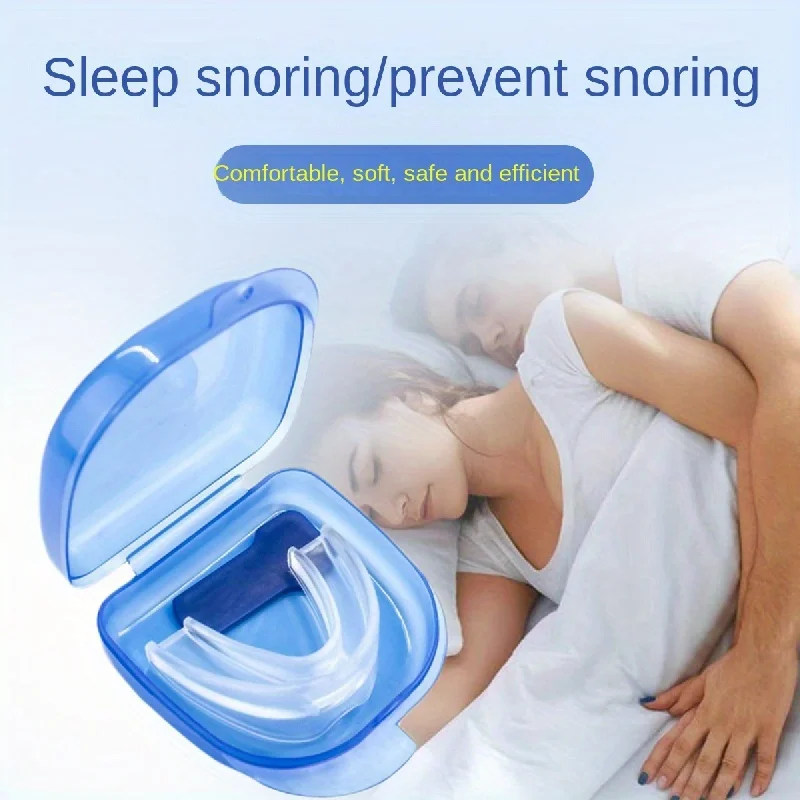 Anti Snoring Devices, Mouth Guard For Clenching Teeth At Night, Teeth Cover, Creative Sleeping Aid,Jaw Forward To Open Airway ﻿