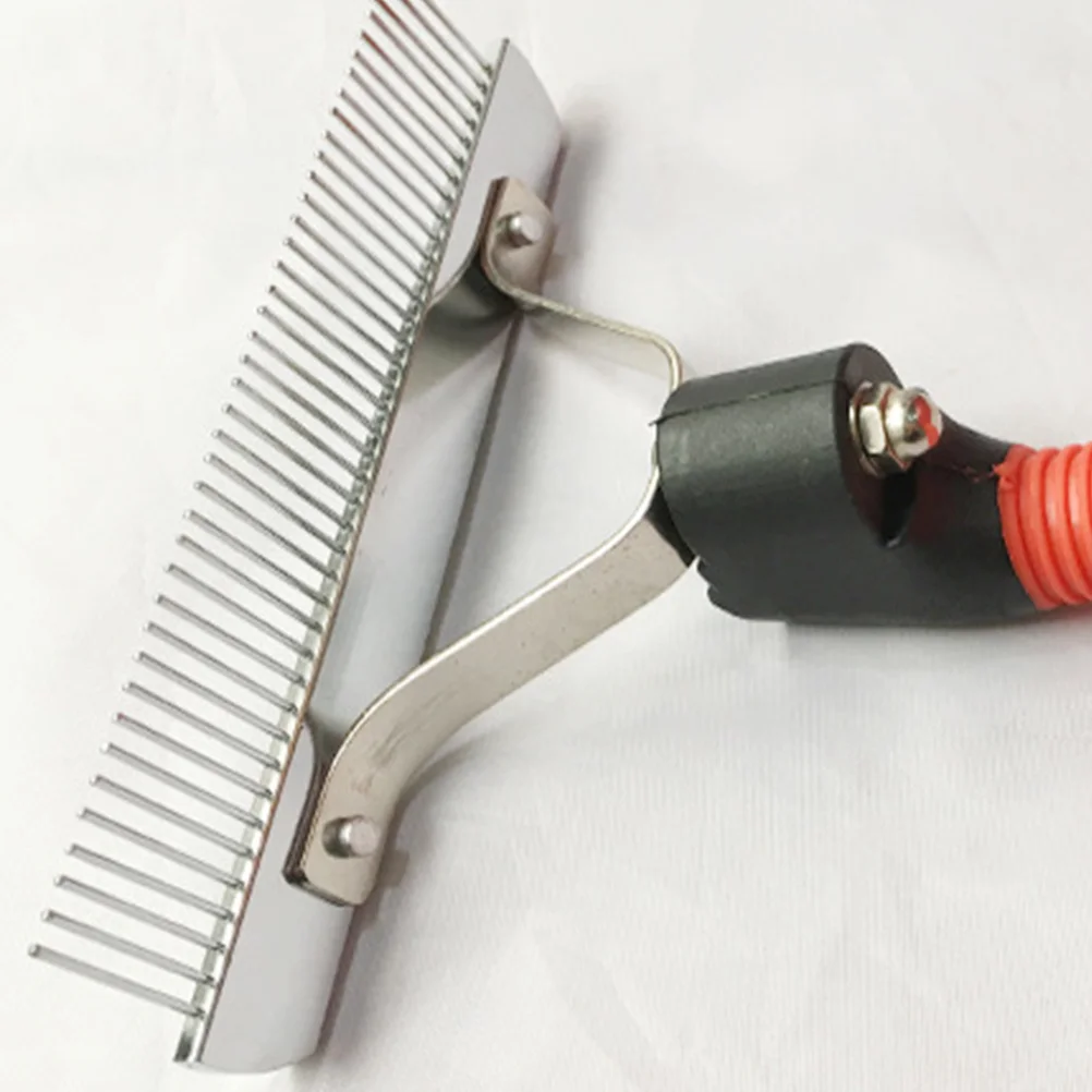 

Kisangel Dog Grooming Brush Comb Metal Teeth Anti Handle Pet Hair Remover for Dogs