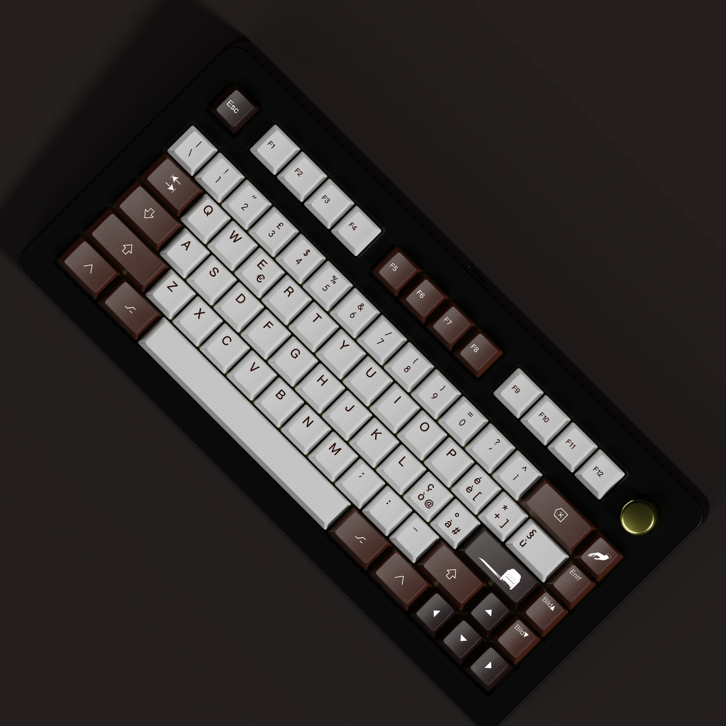 

Customized keyboard pbt sublimation original factory height keycap split space-Godfather