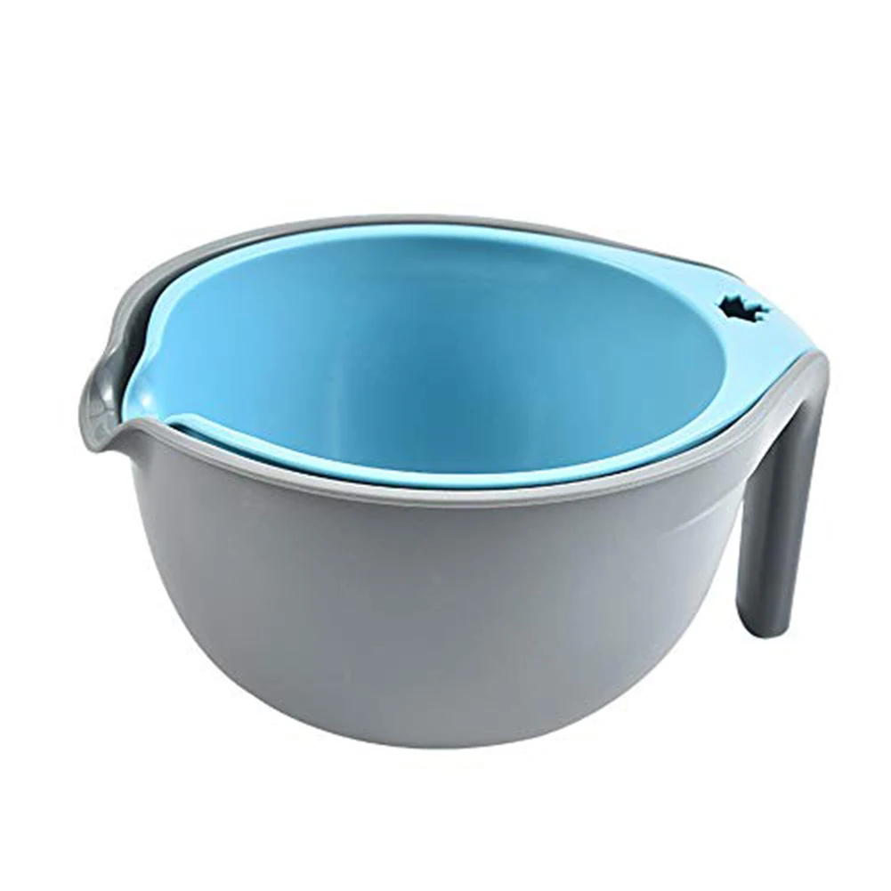 

Кухонное сито, двухслойный дуршлаг для повседневного использования на кухне, встроенный фильтр, двухуровневая конструкция, многоцелевое применение